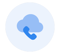 Cloud calling icon