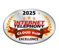 2025 internet telephony cloud voip excellence